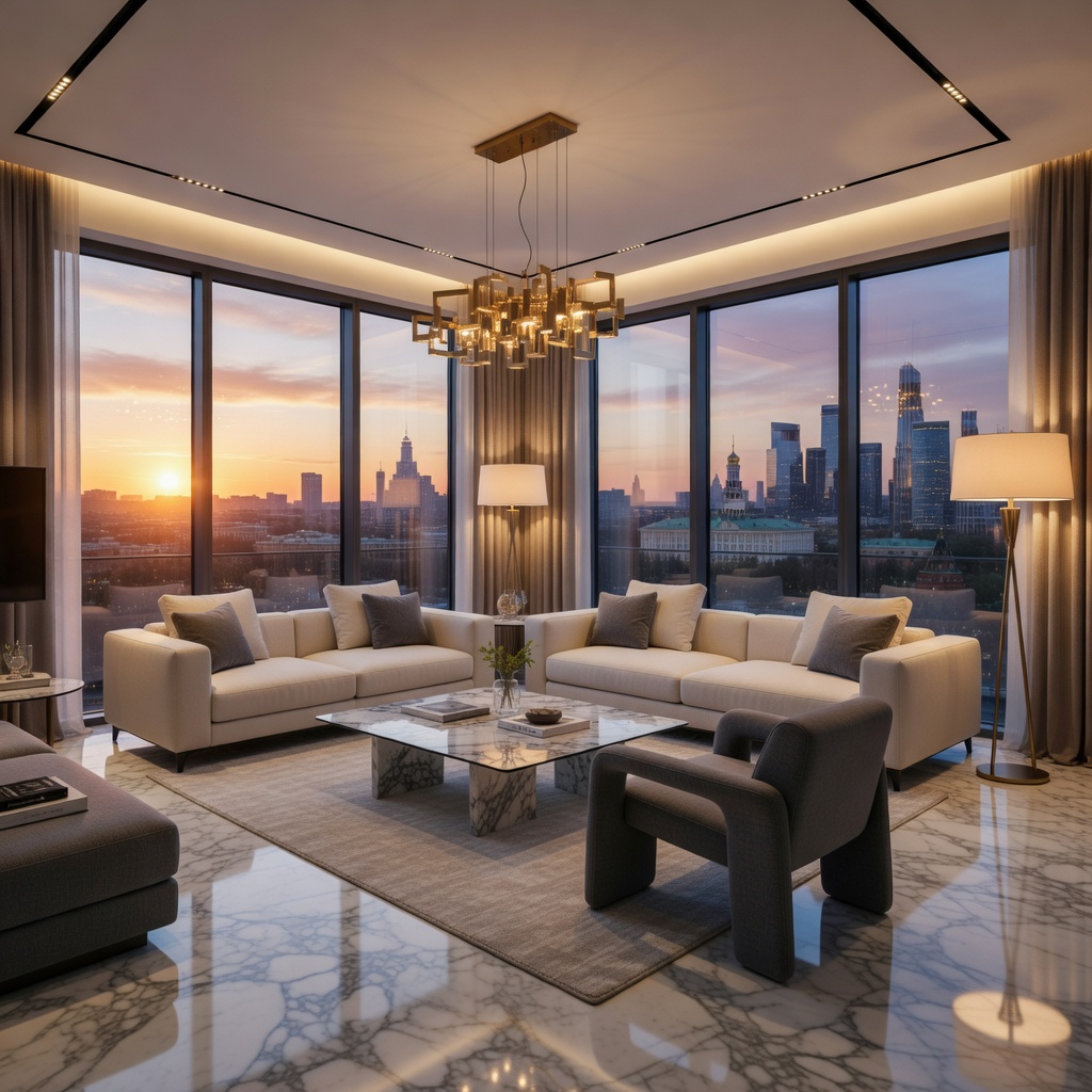 Интерьер квартиры ЖК Гексогон